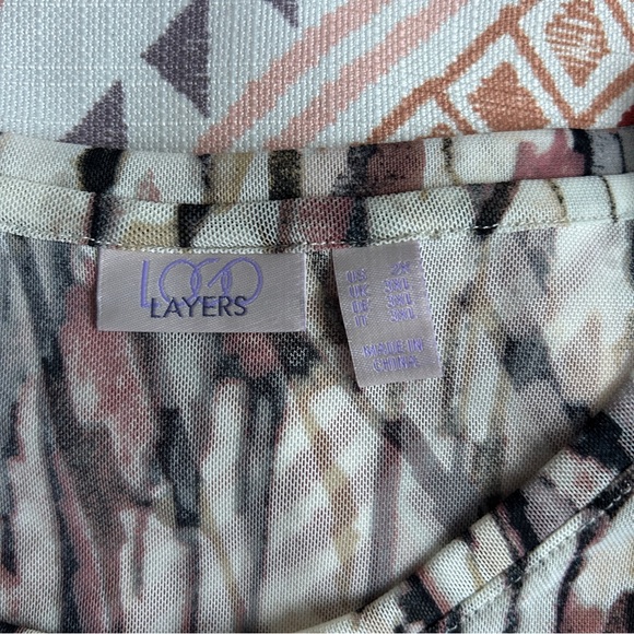 Logo by Lori Goldstein sheer women’s shirt 2x - Picture 3 of 3